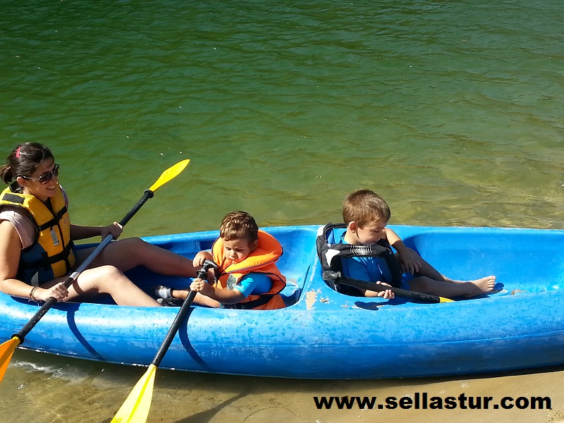 Descenso del sella con niños